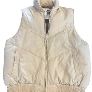Wrangler Cream Puffer Vest